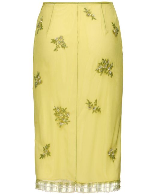 Donna Gonna di Blumarine in Yellow