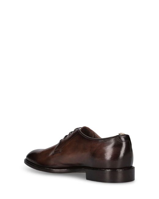 Chaussures derby à lacets en cuir canyon Officine Creative pour homme en coloris Brown