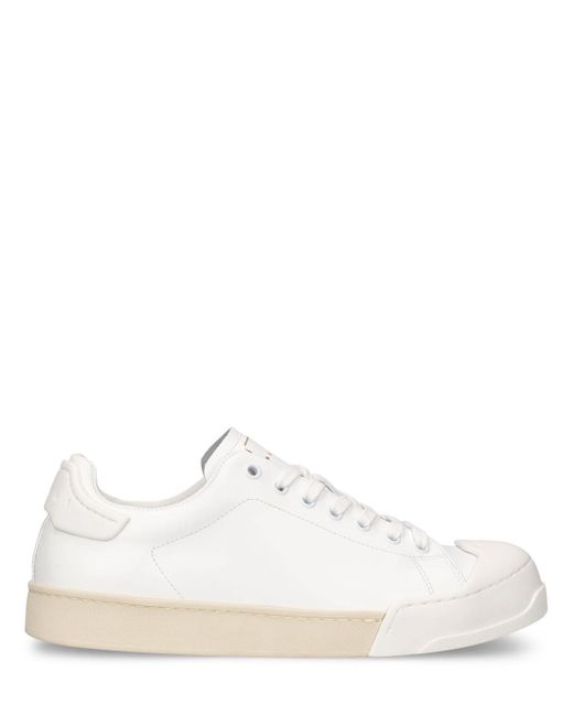 Marni White 20mm Hohe Ledersneakers "dada"