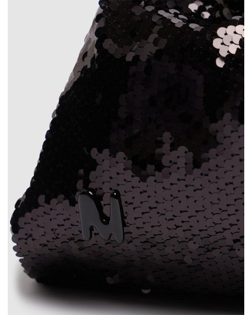 MSGM Paillettes トップハンドルバッグ Black