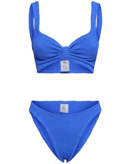 Bikini bonnie Hunza G de color Blue