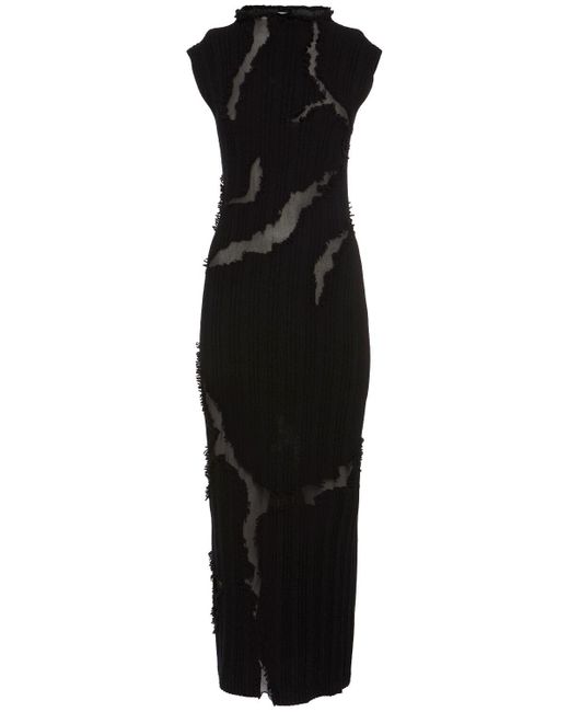 Alexander McQueen ウールブレンドドレス Black