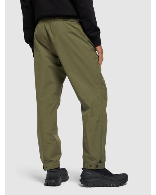 3 MONCLER GRENOBLE Green Gore-tex Tech Pants for men