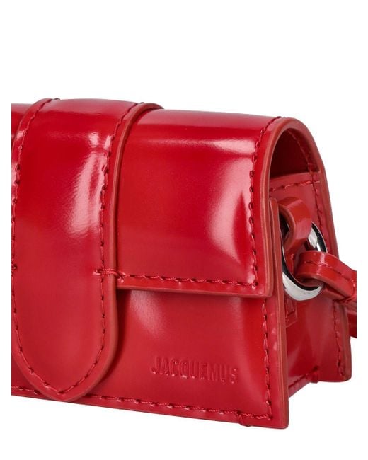 Jacquemus Red Le Bambino Leather Airpods Holder