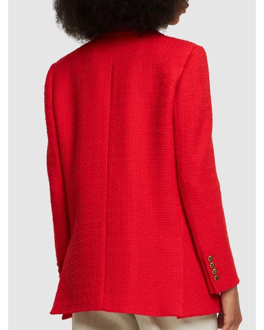 Blazé Milano Red Everynight Wool & Nylon Blazer