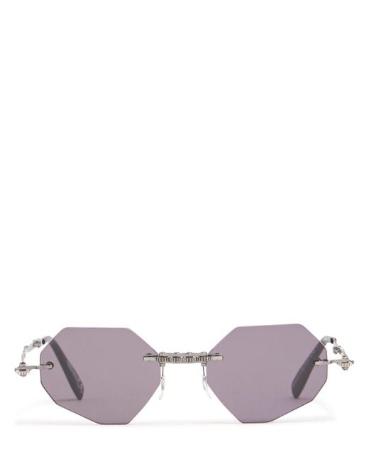 Kuboraum H44 メタルサングラス Purple