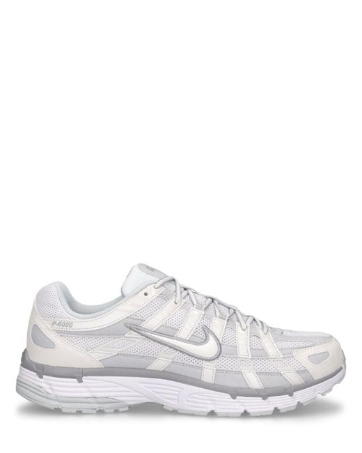 Nike White Sneakers "p-6000"