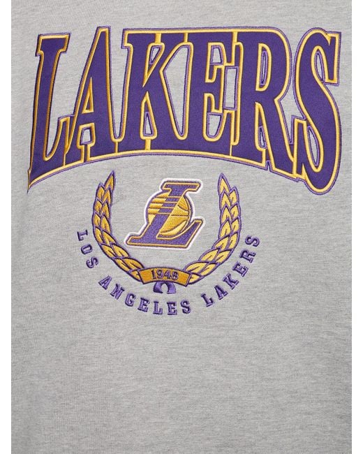 メンズ KTZ Los Angeles Lakers スウェットシャツ Gray