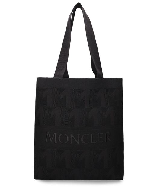 Moncler Black Nylon Blend Bag for men