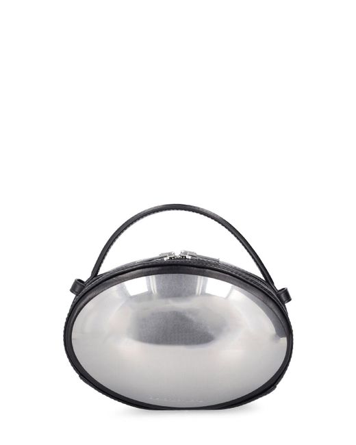 Alexander Wang Metallic Small Dome Leather Crossbody Bag