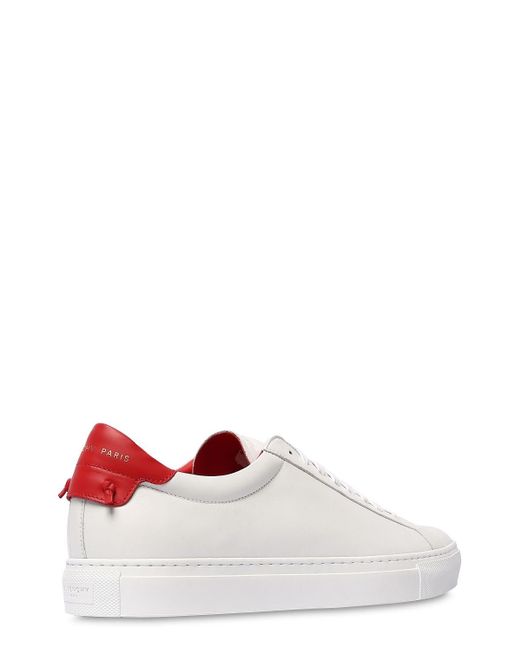 givenchy red and white sneakers