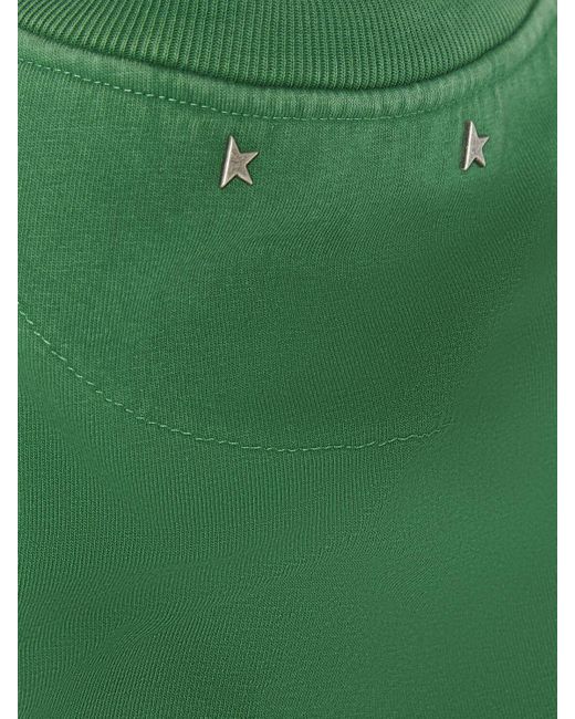 Golden Goose Deluxe Brand Green Journey Cotton T-Shirt for men
