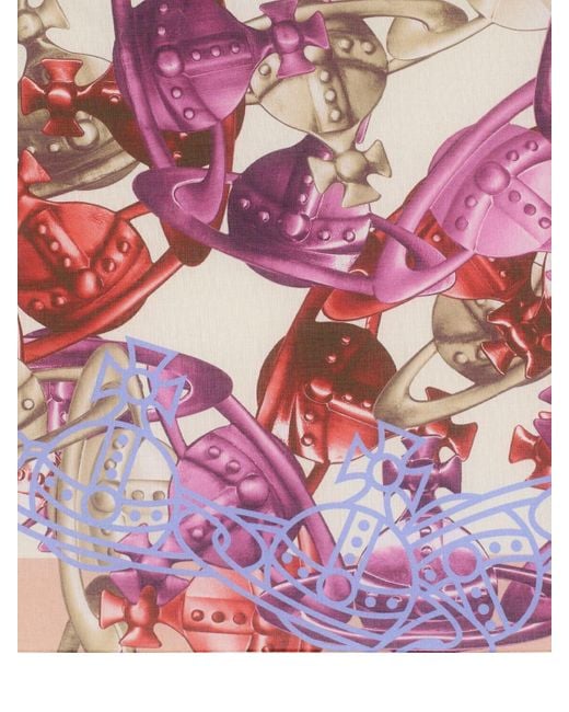 Vivienne Westwood Pink Baumwoll-sarong "crazy Orb"