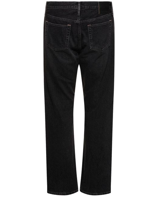 Acne Black 1996 Regular Cotton Denim Jeans for men