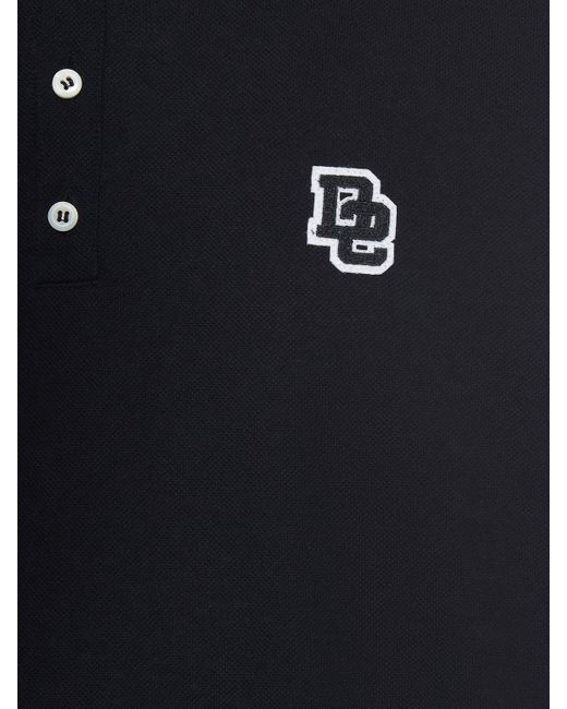 DSquared² Polohemd Aus Baumwolle Mit Fit D2-logo in Black für Herren