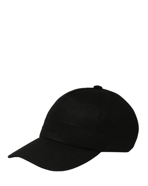 Gorra de algodón vintage Saint Laurent de hombre de color Black