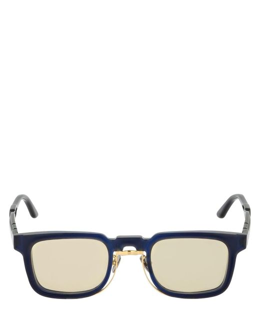 Kuboraum Blue N4 Double Frame Squared Sunglasses