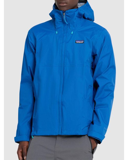 Patagonia Blue Torrentshell 3L Rain Jacket for men