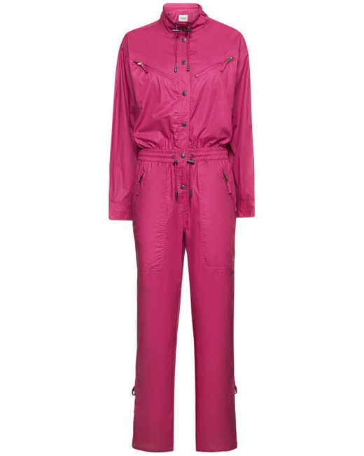 Isabel Marant Pink Jumpsuit Aus Baumwolle "franca"
