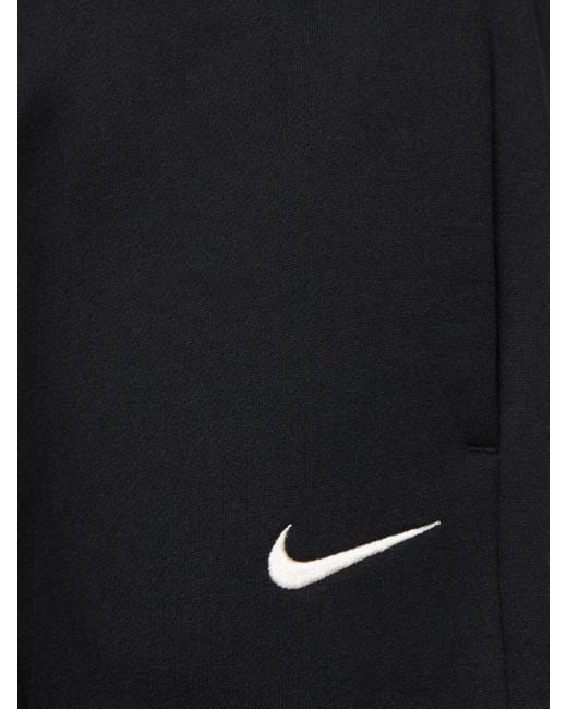 Mujer Pantalones De Algodón Nike de color Black