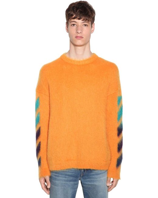 Off white shop sweater orange