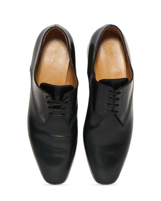 Zapatos de piel con cordones 20mm The Row de color Black
