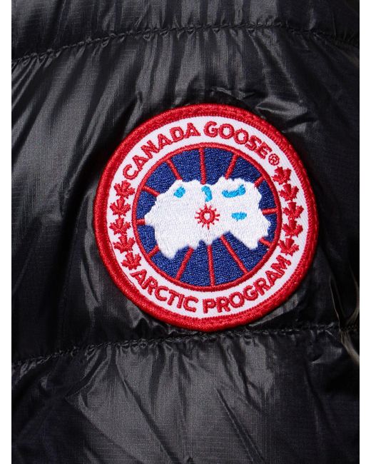 Canada Goose Black Crofton Hooded Down Jacket for men