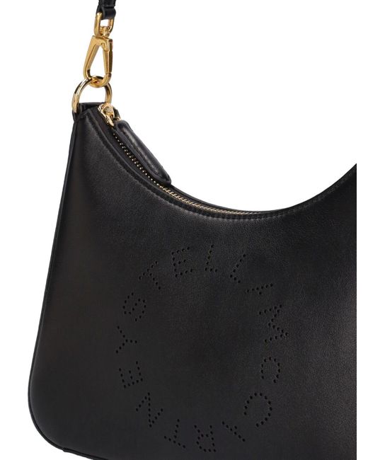 Stella McCartney Black Alter Mat Faux Leather Shoulder Bag