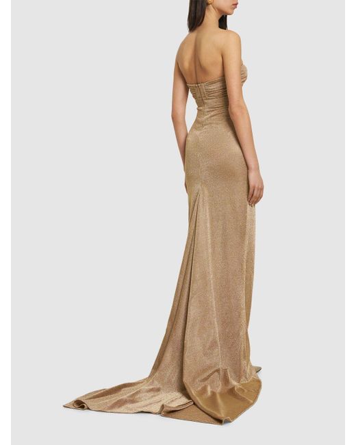 GIUSEPPE DI MORABITO Natural Asymmetrisches Jerseykleid