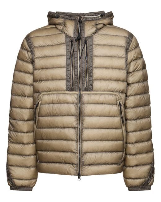 Hombre Chaqueta De Plumas Con Lentes C P Company de hombre de color Brown