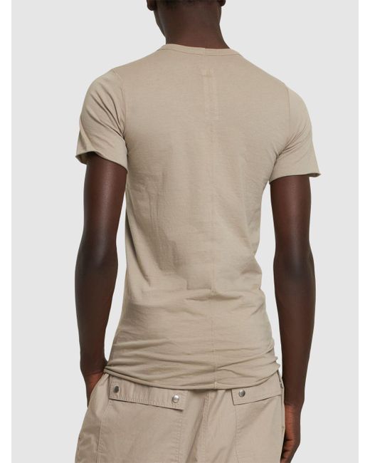 メンズ Rick Owens Basic コットンtシャツ Natural