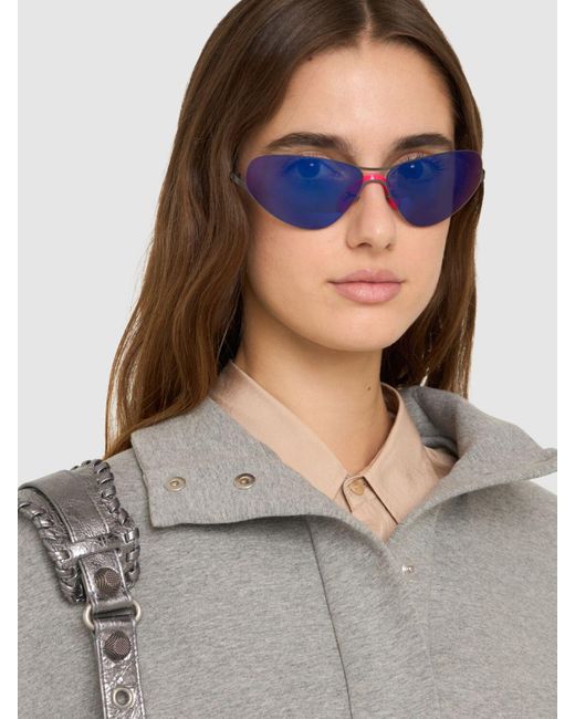 Mykita 032c Alpine メタルサングラス Purple
