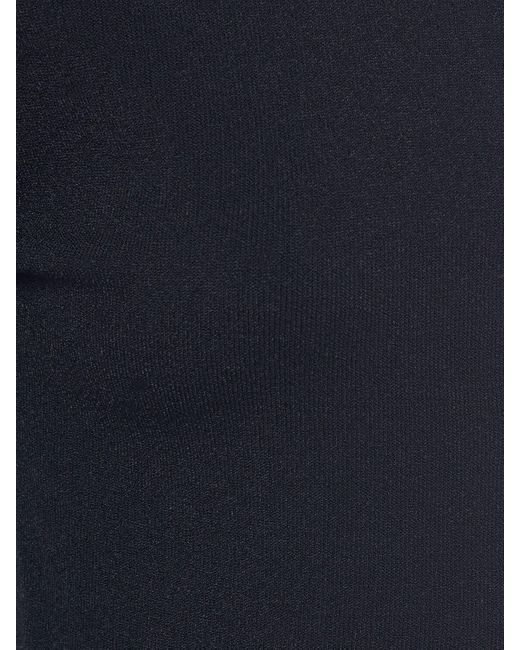 DSquared² Blue Viscose Blend Knit Cutout Top W/Pearls