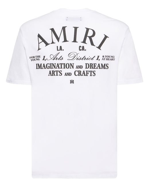 メンズ Amiri Arts District コットンtシャツ White