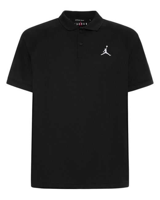 Nike Black Jordan Golf Dri-fit Tech Polo Shirt for men