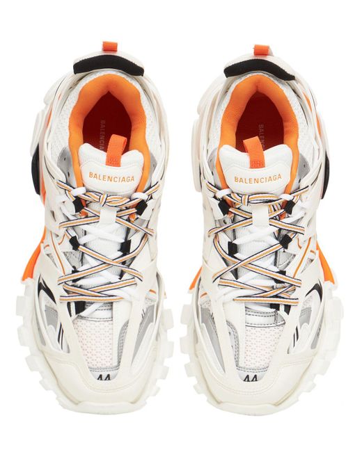 Balenciaga White 50mm M Track E Sneakers for men