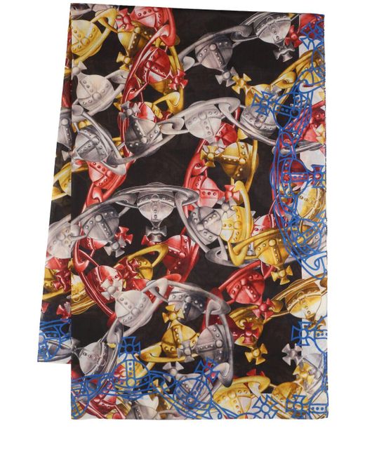 Vivienne Westwood Multicolor Baumwoll-sarong "crazy Orb"