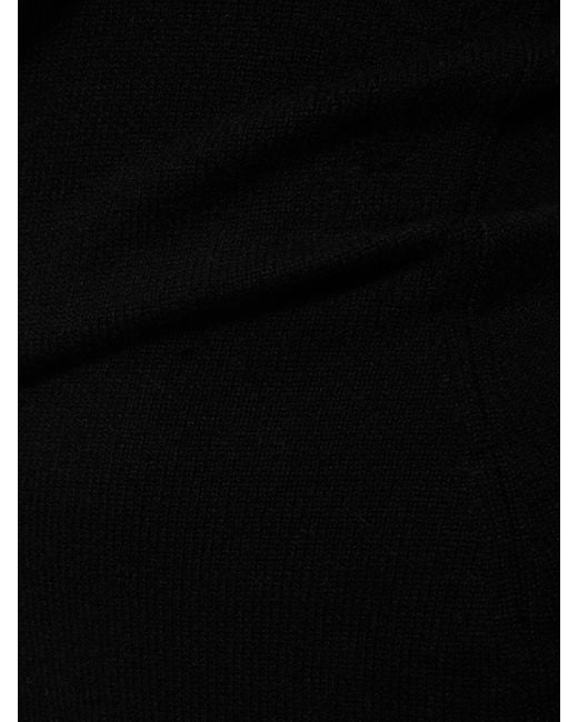 Robe mi-longue en cachemire mélangé Michael Kors en coloris Black
