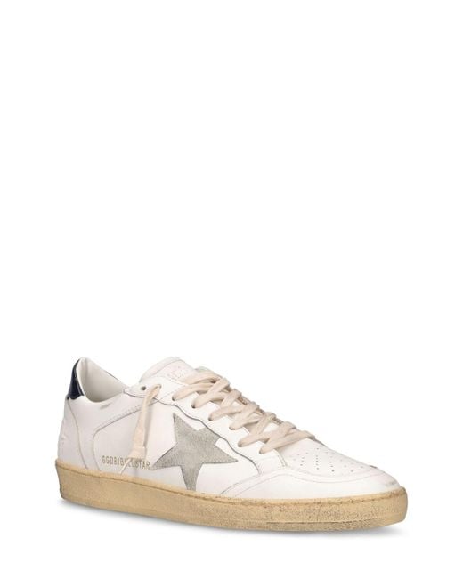 Golden Goose Deluxe Brand 20mm Sneakers Aus Leder & Wildleder "ballstar" in White für Herren