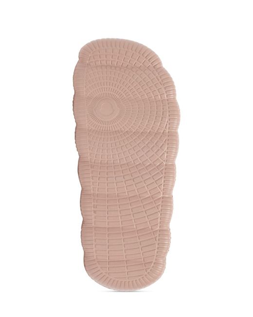 Sandalias de goma mm Moncler de color Pink