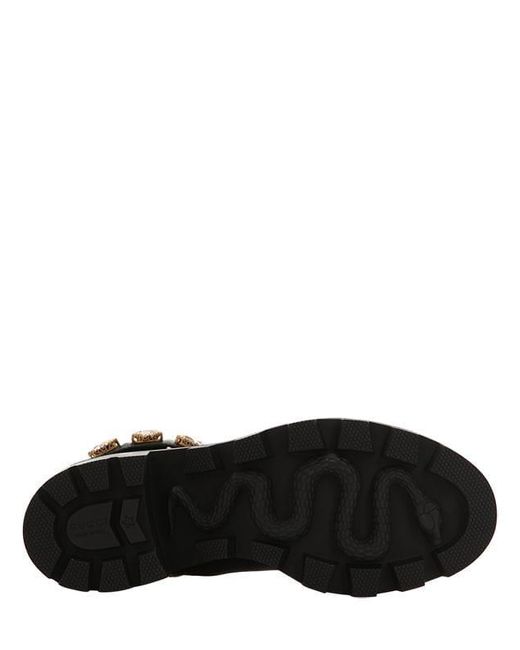 Botín de Piel con Trabilla Gucci de Cuero de color Negro | Lyst