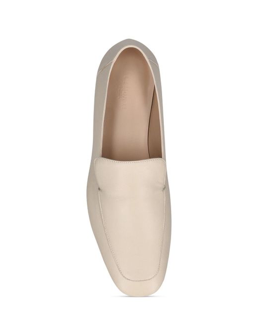 Le Monde Beryl Natural 10mm Soft Leather Loafers