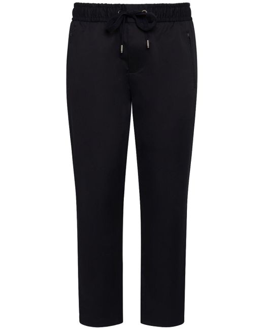 Dolce & Gabbana Jogginghose Aus Stretch-baumwolle in Blue für Herren
