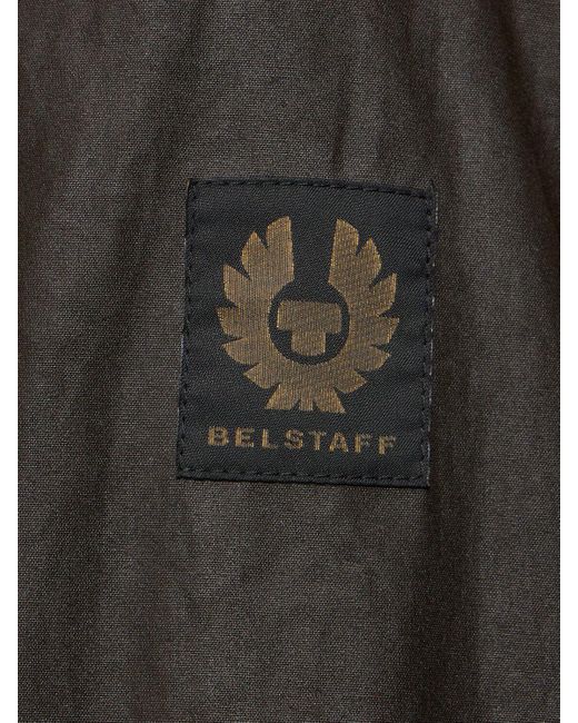 Belstaff Black Tour Waxed Cotton Overshirt Jacket for men