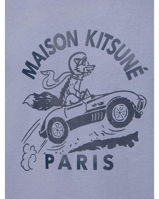 T-shirt comfort fit di Maison Kitsuné in Blue da Uomo