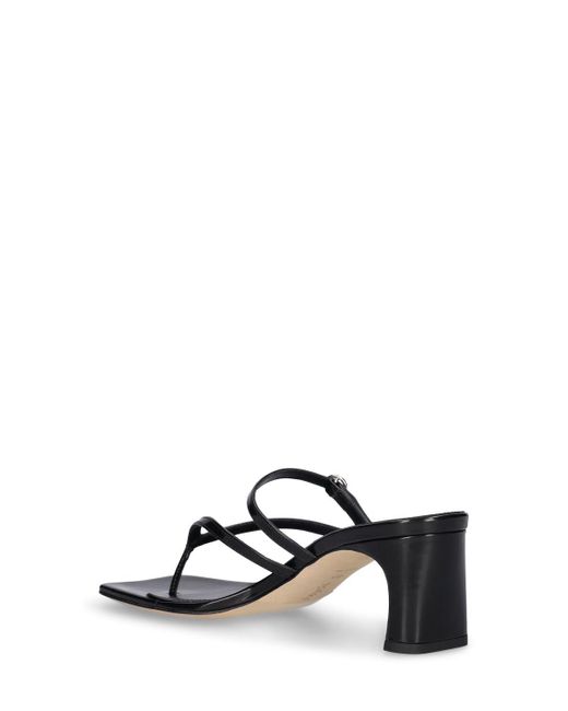 Aeyde Black 55mm Giselle Leather Mules