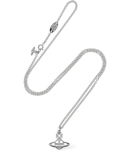 Vivienne Westwood Man Lucy Pendant Necklace in Metallic for