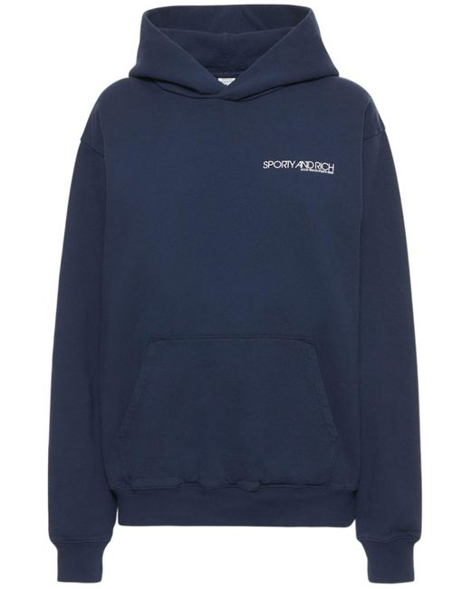 Sporty & Rich Blue Disco Hoodie