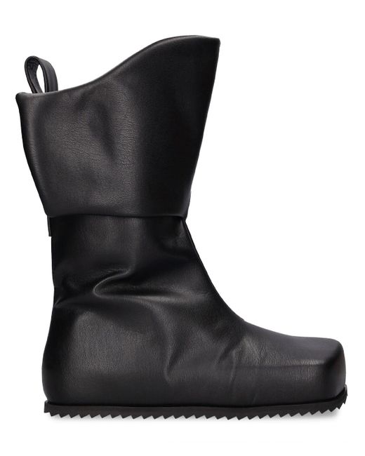Yume Yume Black Truck High Faux Leather Boots for men
