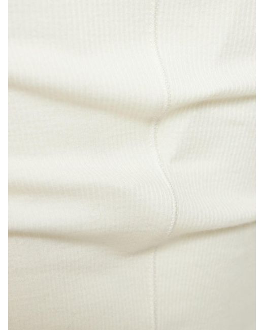 Débardeur en coton stretch côtelé hb Wardrobe NYC en coloris White